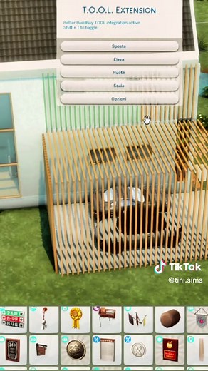 Tutorial Pergola ✨ #thesims4 #thesims4build #thesims4builds #thesims4tutorial #tinisims #tutorial