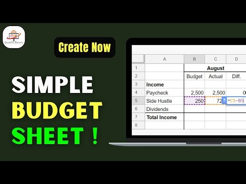 Easy Budget Spreadsheet Setup for Beginners | Manage Your Money FAST (NEW UPDATE 2026)