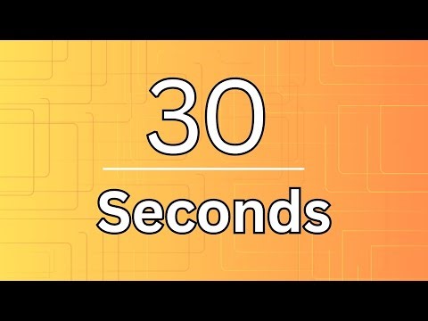 30 Second Timer | Countdown Clock With Beep 🔔 #shorts