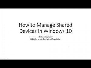 How to Manage Shared Devices in Windows 10