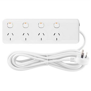 Arlec 4 Outlet Individually Switched Powerboard