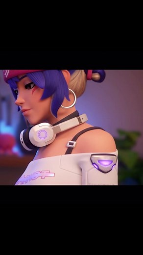 Kiriki skin 💜😩 #overwatch2 #kiriko | overwatch kpop collab