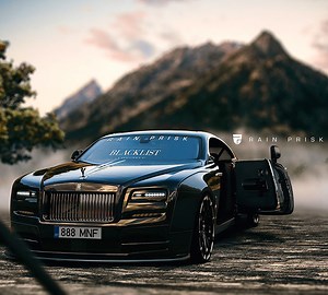Widebody Rolls Royce Wraith is Completely Blacked Out, Suicide Doors Included