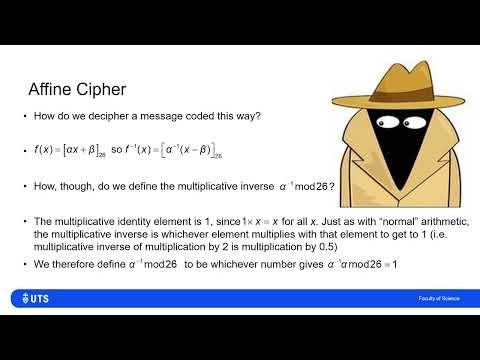 Introduction to Cryptography: Affine Ciphers