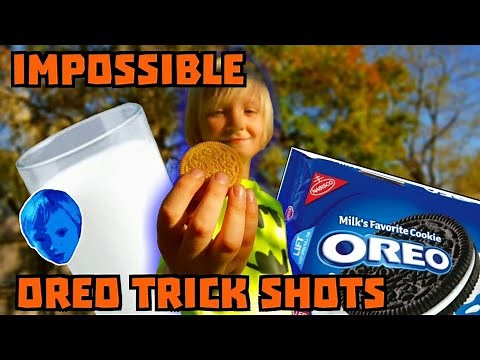 IMPOSSIBLE OREO TRICK SHOTS!!