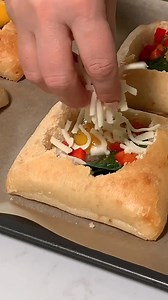 Easy Delicious Breakfast Boats You can add anything you like!! but here’s what I did.. Ciabatta Buns Olive Oil Spinach Egg Salt/pepper Diced bell peppers and cheese of choice Bake in the oven at 400° 10-15 min. Enjoy ❤️ Let me know if you make them 🥰 Fun Fact Ciabatta is an Italian bread that hasn’t been around that long. It was first produced in 1982 by Arnaldo Cavallari..he was a miller and baker near Venice. During this time the French Baguettes were very popular and bakeries wanted to devel