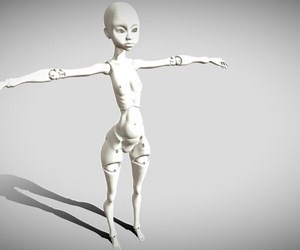 ArtStation - files stl Bjd doll bouilliette new body and head | Resources