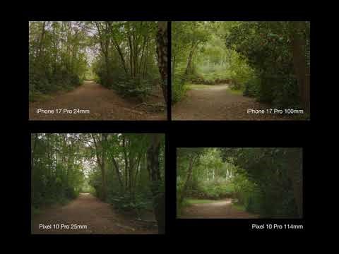 ProRes RAW iPhone 17 Pro vs Google Pixel Pro 10 (FOV Comparison)