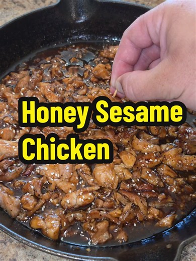 Honey Sesame Chicken Recipe Ingredients: 1/4 Cup Soy Sauce 1/4 Cup Honey 1/4 Cup Ketchup 1/4 Cup Brown Sugar 2 Tbsp Cup Rice Vineger 2 Tsp Sesame Oil 1 Tbsp Garlic Cornstarch Slurry Chicken Thighs Seasoning #honeysesamechicken #sesamechicken #asianfood