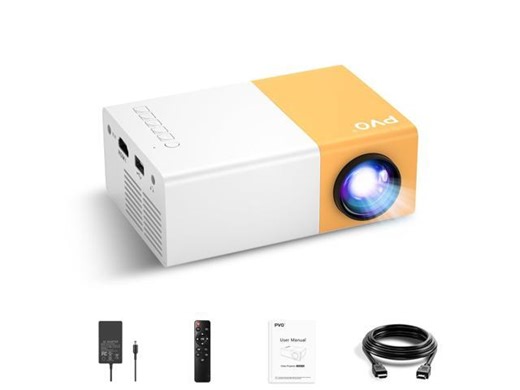 Mini Projector Portable For Cartoon, Outdoor Video Projectors, LED Pico Movie-Projector for Home Theater, Kids Gift, Video Can Be Easily Mirrored Directly to The Projector Via Data Cable - Newegg.com