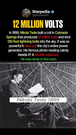 Nikola Tesla's Most Famous Photo Was Never Real #shorts