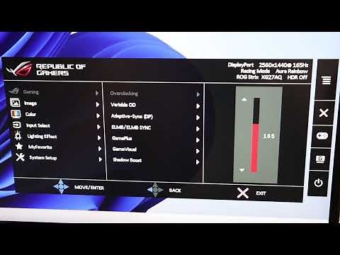 How to change your ASUS ROG monitor refresh rate to max advertised speeds!
