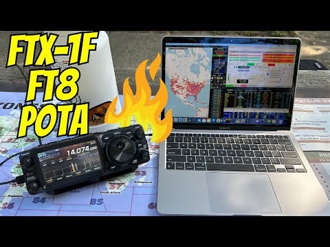 FTX-1F WSJT-X FT8 POTA Activation! Boy This Radio Gets Hot!!