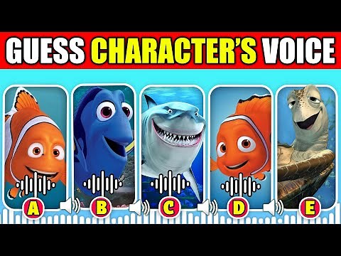 🔊IMPOSSIBLE Finding Nemo Voice Quiz + Optical Illusions Quiz +Their Favorite Snacks & More! | Dory