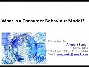 What is a Consumer Behaviour Model?