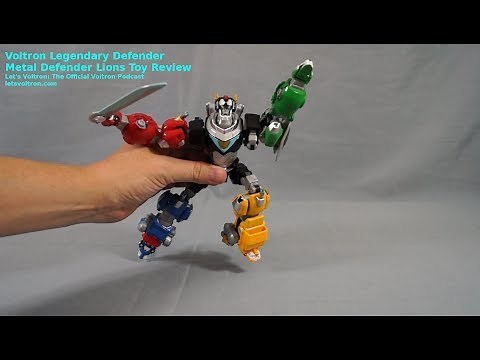 Voltron Legendary Defender Metal Defender Diecast Combining Lions Review