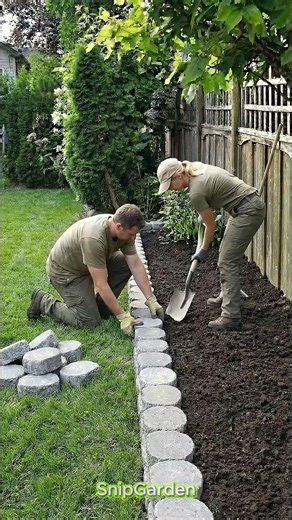 Grass to Flower Bed Transformation (Satisfying!) 🌿➡️🌺