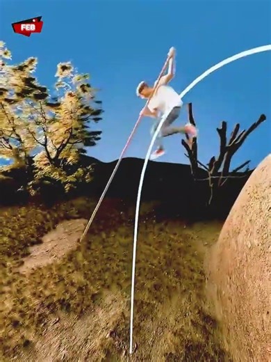 The amazing process of pole vaulting! #shorts