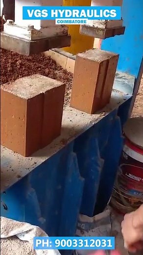 Mud Interlock Brick Making Machine | VGS Hydraulics #interlock #machine #interlockbricks #short