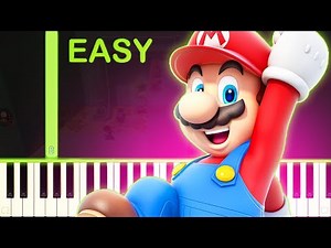 Double Cherry Pass | SUPER MARIO 3D WORLD - EASY Piano Tutorial