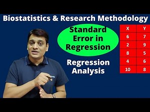 Part 22: Standard Error of Estimate in Regression Analysis