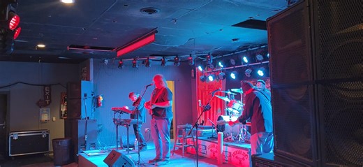 The Barndogs sound check under way. Lets go!!!! | Average Joe's Beernasium