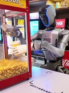 Try the popcorn made by robotic staff in China's tech hub Shenzhen