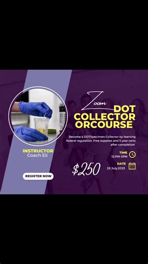 Become a DOT specimen collector free supplies, with mock demonstration #dotdrugtesting #dotdrugtest #dotspecimencollector #nursepractitioner #nursingstudent #nursingschool | Coach Eli