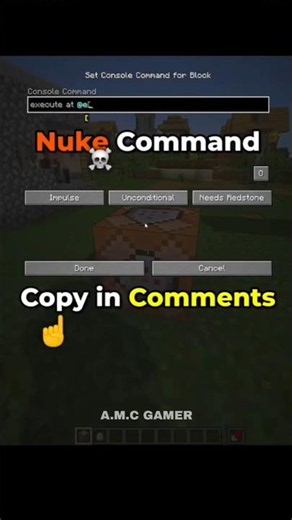 💣 Minecraft Nuke Command Part 47 | Insane TNT Explosion Command! 🤯🔥 #minecraft #gaming