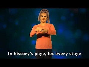 Advance Australia Fair - Lyrics and Signing