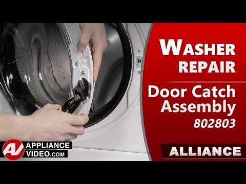 Washer - Door Will Not Stay Shut - Door Catch Assembly Repair