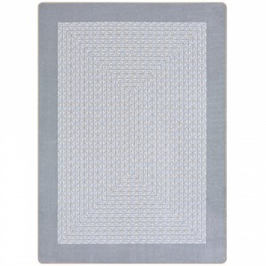 Joy Carpets Kid Essentials Like Home 10' 9" x 13' 2" Silver Rectangular Area Rug