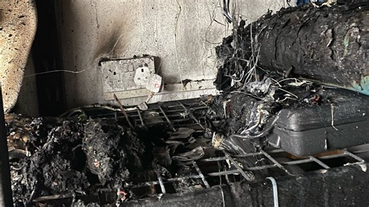 "Our vacuum's lithium battery exploded - we could have died in the fire"