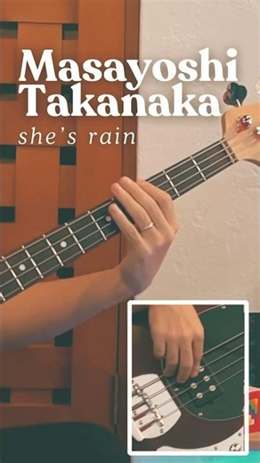 How to play Masayoshi Takanaka's She's Rain on bass