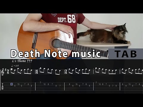 L's theme・Light's theme・Solitude - Death Note guitar TAB