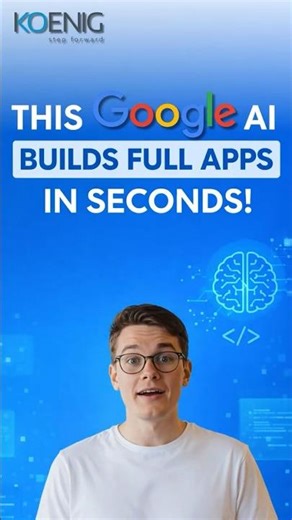 This Google AI Builds Full Apps in Seconds! 🤯 #Shorts