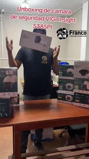 unboxing de la camara panorámica de 180° 4K VIGI INSIGHT S385PI @Tp-Link Ecuador @Iván Franco #insightS385pi #tplink #vigi #panorámica4k #seguridadinteligente