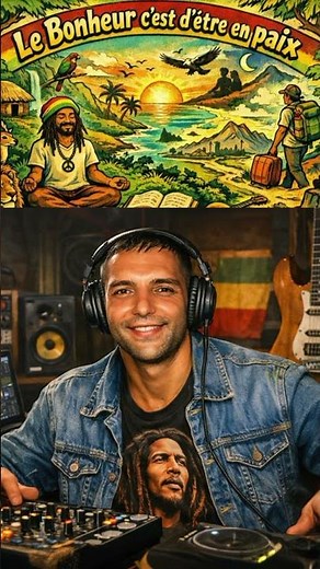 Le Bonheur c'est d'être en Paix ☮️ Chanson Française | Reggae 🇫🇷