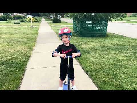 Noah Rides his Micro Maxi LED Scooter – Honest Kid Review + Fun Ride!