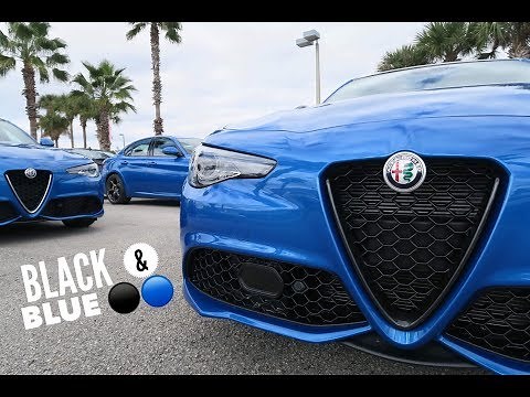 FINALLY! Nero Edizione Misano Blue 2019 Alfa Romeo Giulia!