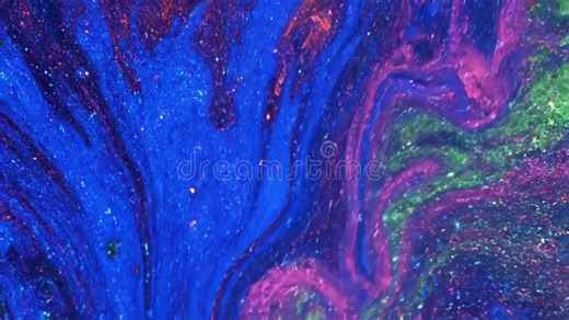 Colorful Flow Abstract Liquid Background Material,Generative AI Stock Video - Video of light, colorful: 449808723