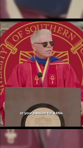 The Offspring frontman's best advice to graduates
