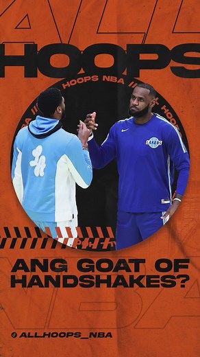 Lebron James: The Master of Handshakes