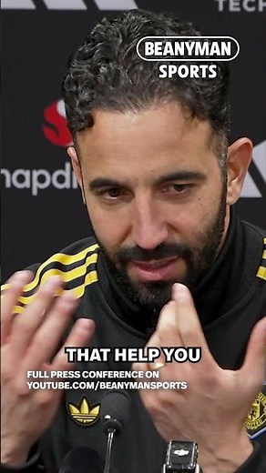 I think the best game we had this season was against Arsenal! 🔴 | Ruben Amorim