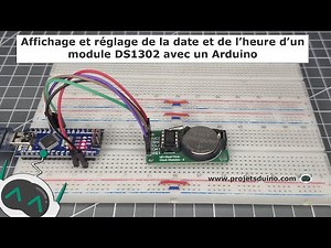 Affichage et réglage de la date et de l’heure d’un module DS1302 avec un Arduino