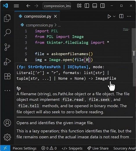 Compress a picture in less than 1 min with #python