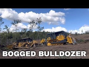 Bulldozer stuck in MUD! Deere saves the DAY!