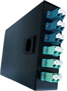 [Hot Item] LC 12strand OS1/Om3 Fiber Box Enclosure with LC Couplers for Single Mode
