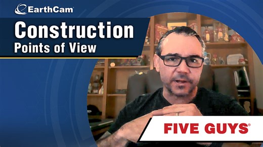 Hear Jon Hegarty, director of regional construction for Five Guys as he explains his process of using standardized construction camera systems - along with Procore Technologies - to help manage multiple Five Guys ground-up builds and renovations. Jon explains how EarthCam's easy-to-use interface and visual data is used top-to-bottom at the company, enhancing communication internally, with vendors and general contractors. | EarthCam | Facebook