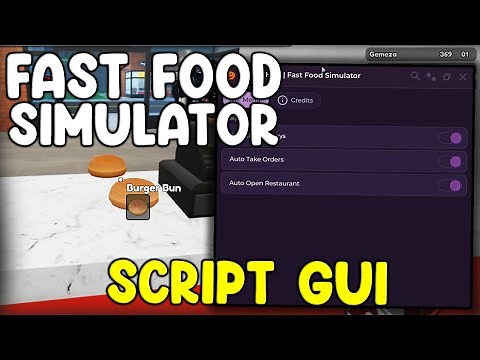 [NEW] Fast Food Simulator Script - Auto Farm, Take Orders Roblox 2025